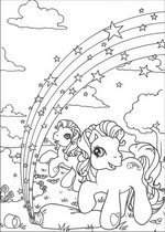 coloring page My little pony